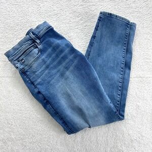 G-Star Original Jeans Mens 40X 33 Light Blue Raw Stretch Skinny - INSEAM ALTERED